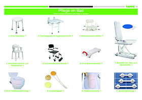 Produktübersicht A4 „Pflege im Bad“